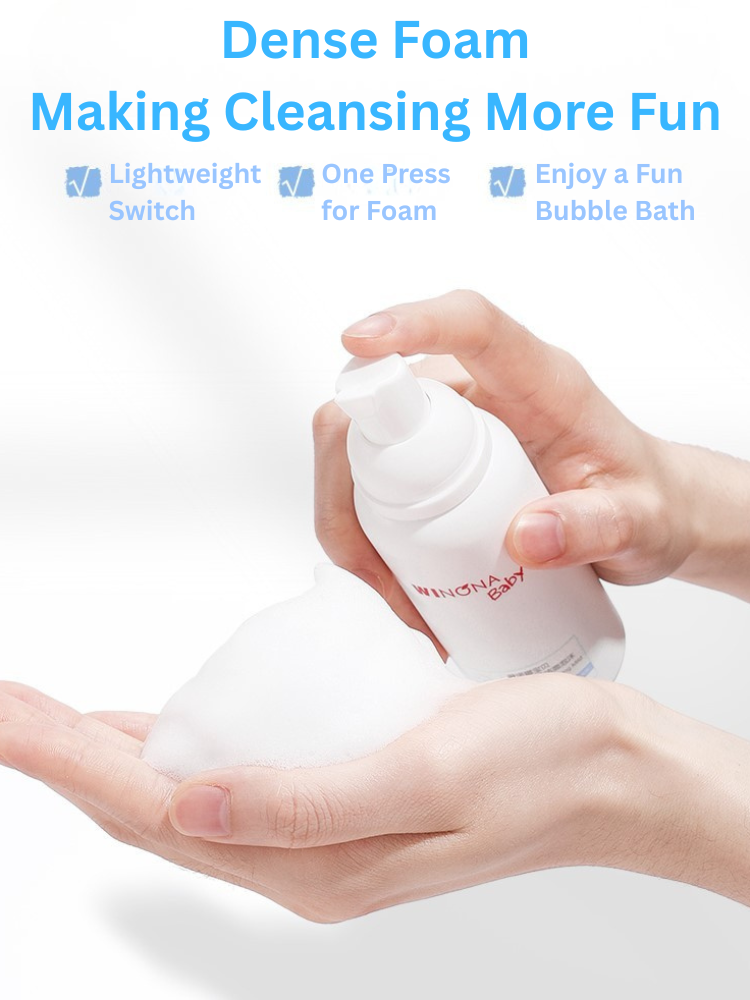WINONA Baby Extra Moisturizing Cloud Soft Cleansing Foam 100ml 薇诺娜宝贝倍润云柔洁面泡沫