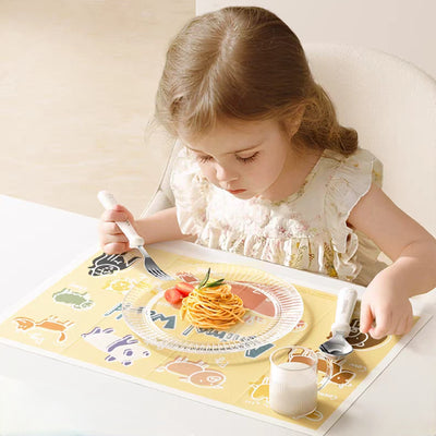 YEEHOO KIDS Animal World Disposable Placemat 45*30cm 英氏动物世界一次性餐垫
