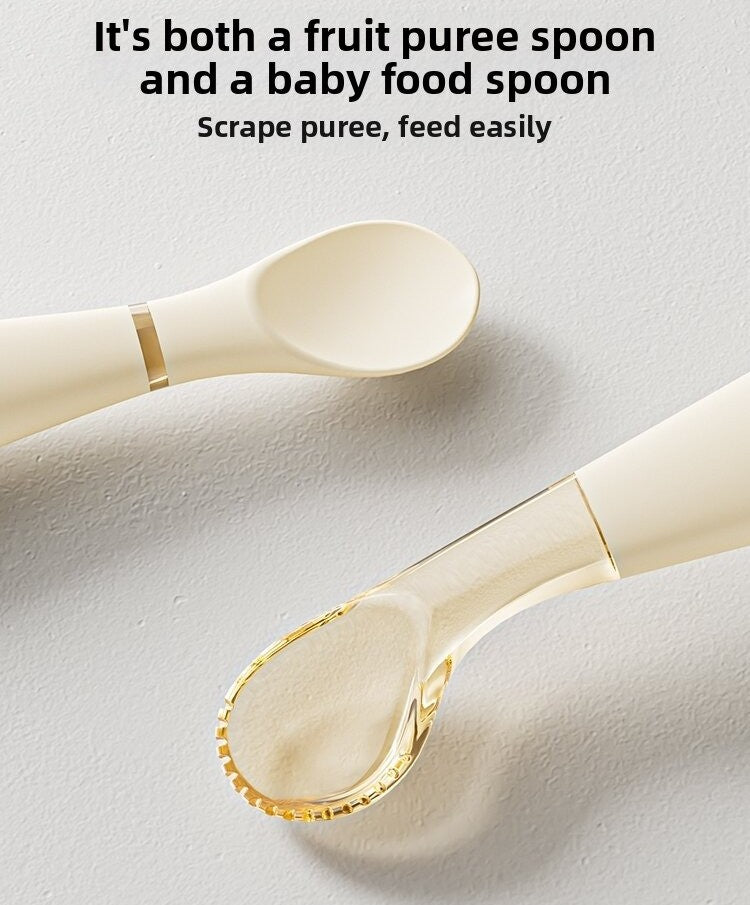 YEEHOO KIDS Dual Enjoy PPSU Scraping Spoon 英氏双享PPSU刮泥勺