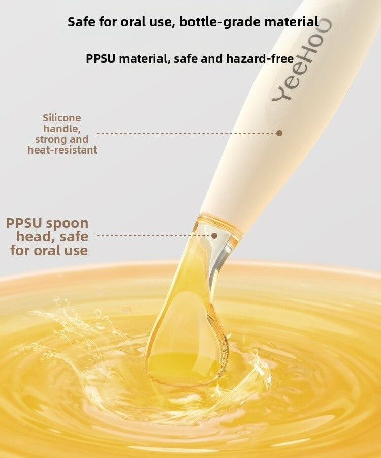 YEEHOO KIDS Dual Enjoy PPSU Scraping Spoon 英氏双享PPSU刮泥勺