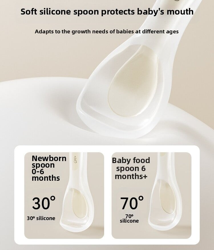 YEEHOO KIDS PPSU Baby Silicone Soft Spoon 英氏PPSU婴儿硅胶软软勺