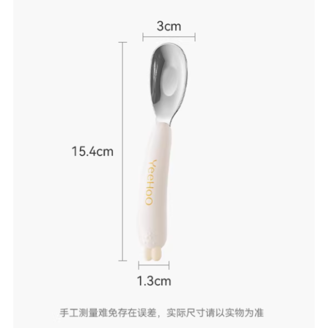 YEEHOO KIDS Rabbit Ear Ingot Spoon 英氏兔耳元宝勺